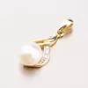 Zlatý prívesok s perlou 43-21603