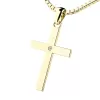 Zlatý kríž s diamantom 10947-ZL-DIA