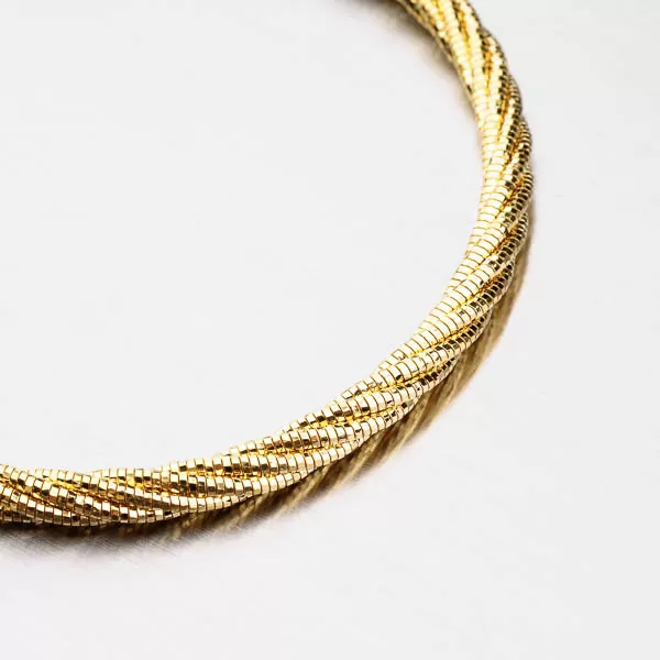 Pozlátený náramok - striebro 925 CHRS-SPRING-1-5L-TW-130