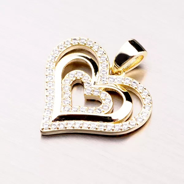 Striebro Pendant Heart PKL-3012