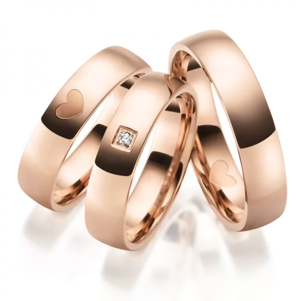 Oceľové snubné prstene SP-ES-031