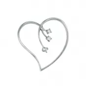 Zlaté srdce s diamantmi GKW37238