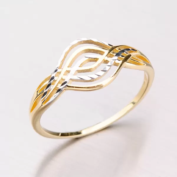 Prsteň zo žltého zlata 41-NP160