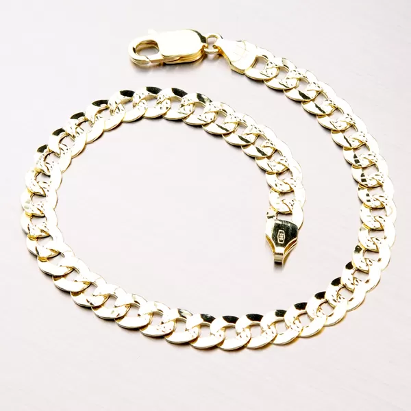 Zlatá reťaz Pancer s gravírovaním 45-1220