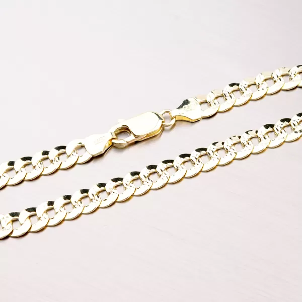 Zlatý náramok Pancer s gravírovaním 44-1220