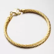 Pozlátený náramok - striebro 925 CHRS-SPRING-1-5L-TW-130