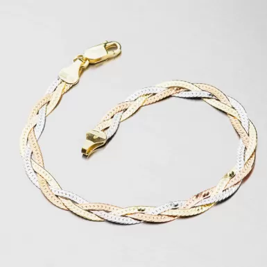 Dámsky pletený náramok CHRS-02-040-3B3CRH