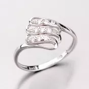 Zlatý prsteň so zirkónmi 41-NP133B