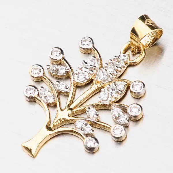 Zlatý prívesok - strom života 43-21257