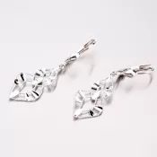 Zlaté visiace náušnice 42-31182