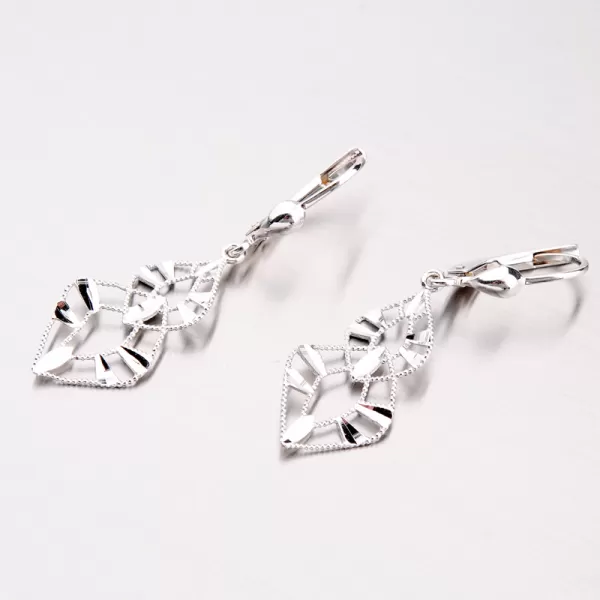 Zlaté visiace náušnice 42-31182