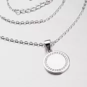 Strieborný náhrdelník so zirkónmi SETST-15187SR