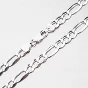 Strieborné masívne Figaro 3+1 CHRS-073-180-FLAT