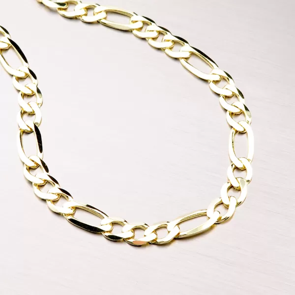 Zlatý masívny náramok Figaro 3+1 44-1895