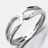 Strieborný prsteň so zirkónmi GST-11257