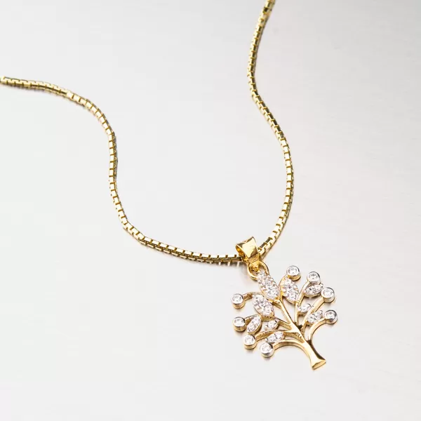 Zlatý prívesok - strom života 43-21257