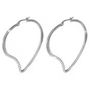 Trendy oceľové náušnice 50 mm GGEO334