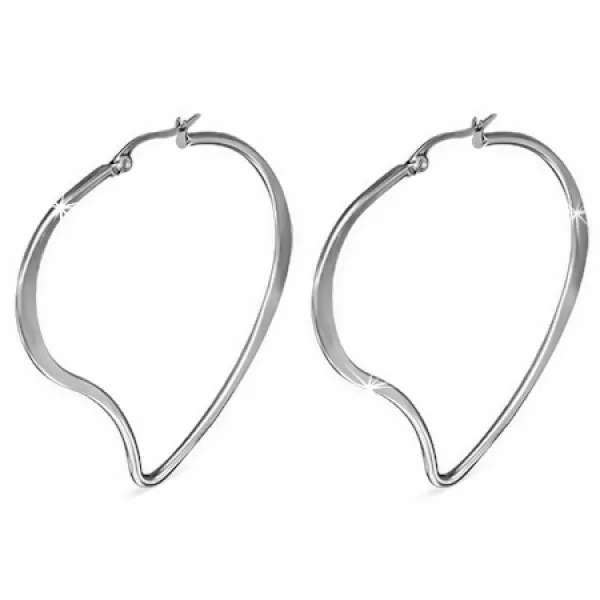 Trendy oceľové náušnice 50 mm GGEO334