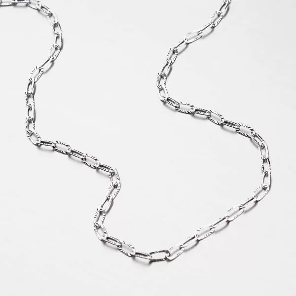 Dámska retiazka strieborná 925 CHRS-DROP-OVALSTAR-040