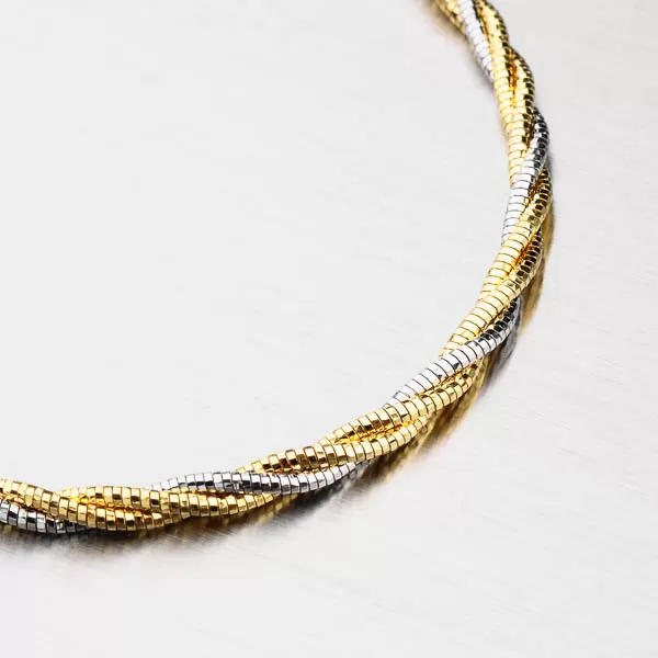 Dámsky náramok bicolor CHRS-SPRING-1-3L-TW-Y/W