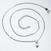 Strieborný náhrdelník SST-151155