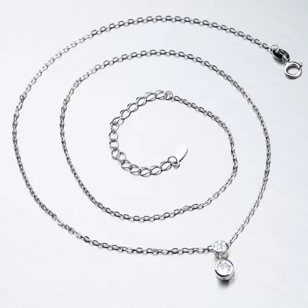 Strieborný náhrdelník SST-151155