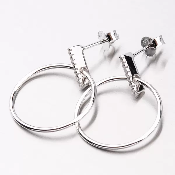 Náušnice so zirkónmi UPST-122043