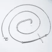 Strieborný náhrdelník SST-151165