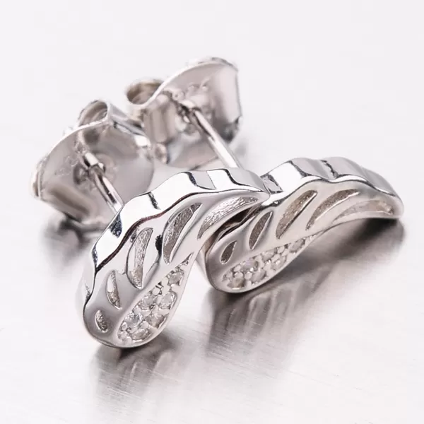 Náušnice kôstky so zirkónmi SET-1264/1