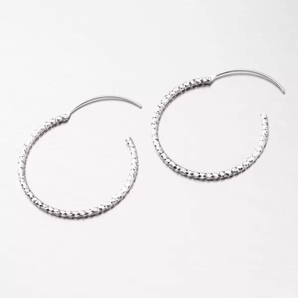 Strieborné kruhy UCST-12787/25/N