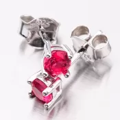 Náušnice kôstky so zirkónmi UPST-122027