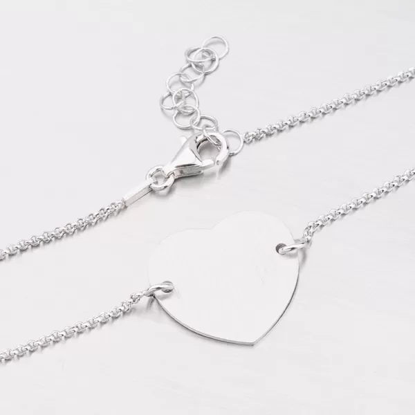 Krásny náramok so srdiečkom MBR1252GR