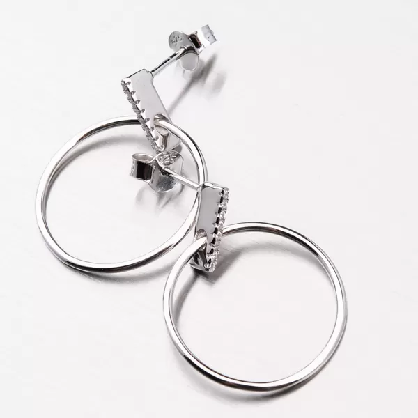 Náušnice so zirkónmi UPST-122043