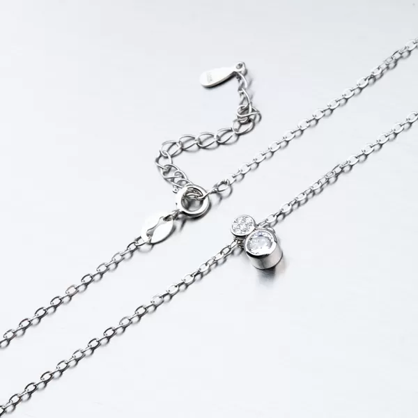 Strieborný náhrdelník SST-151155