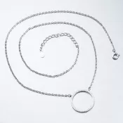 Strieborný náhrdelník SST-151161