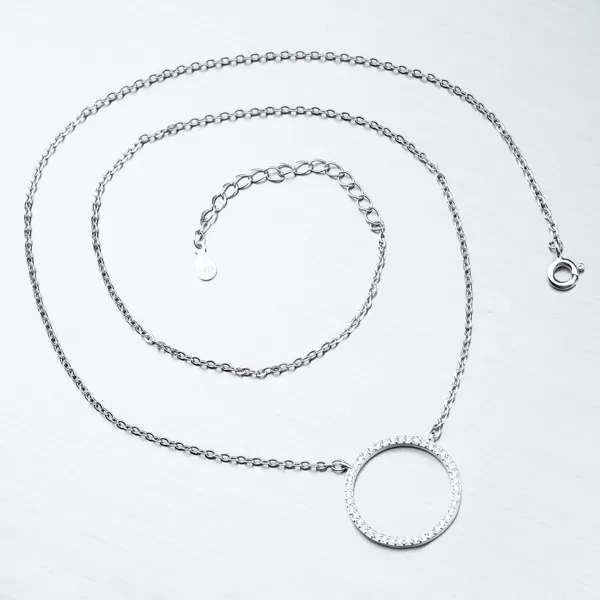 Strieborný náhrdelník SST-151161