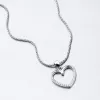 Strieborný prívesok srdca HST-13205