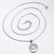 Strieborný náhrdelník strom života SST-15214