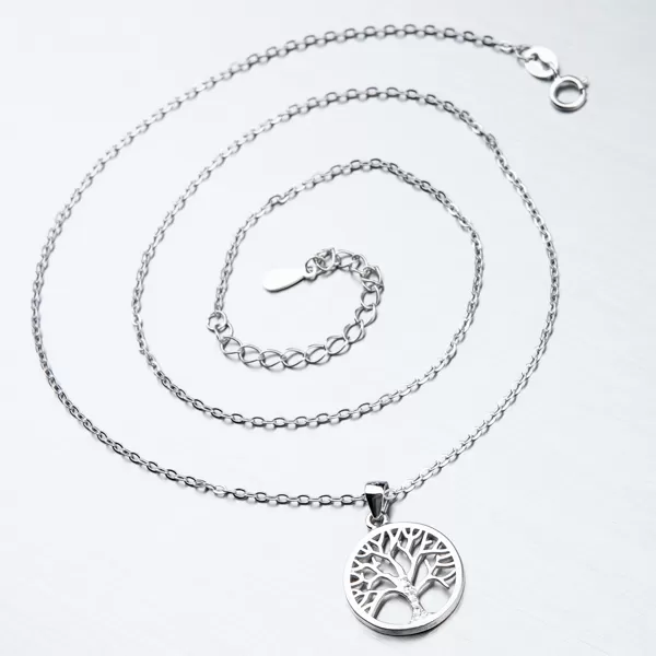 Strieborný náhrdelník strom života SST-15214