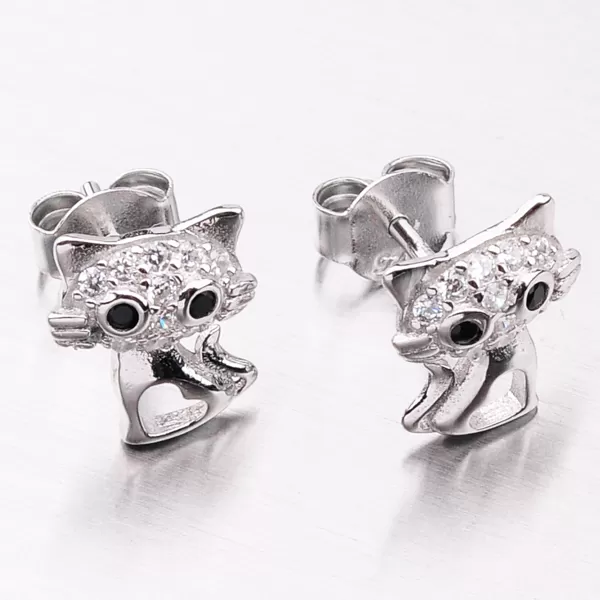 Náušnice kôstky so zirkónmi UPST-121874