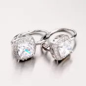 Náušnice so zirkónmi GLM12-041