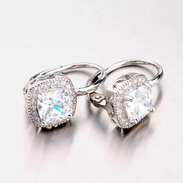 Náušnice so zirkónmi GLM12-041