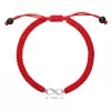 Kabbalah náramok proti uhranutiu strieborné nekonečno 13002.3 červený