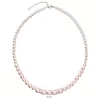Perlový náhrdelník ružový 32036.3
