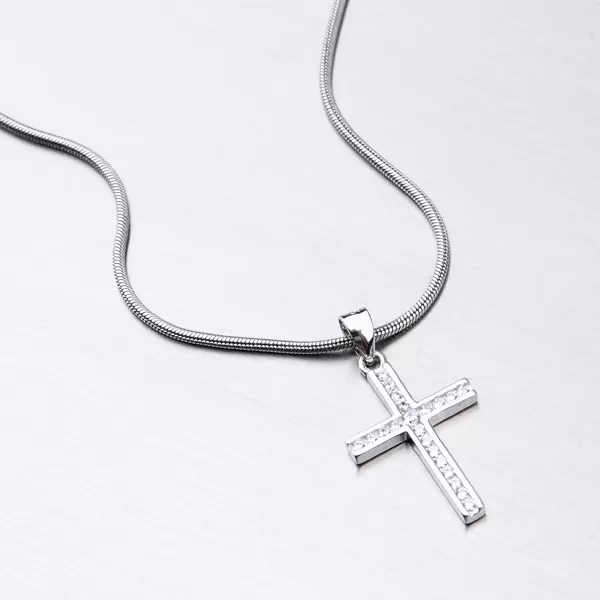 Strieborný krížik HST-13457