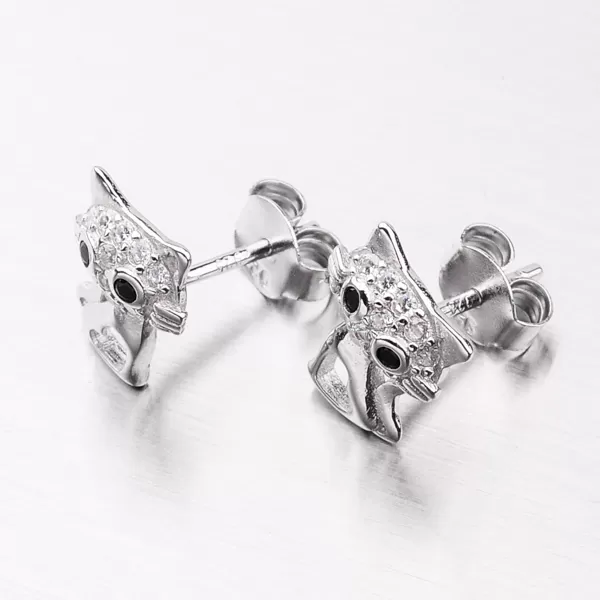 Náušnice kôstky so zirkónmi UPST-121874