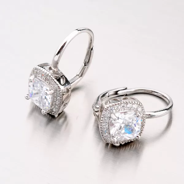 Náušnice so zirkónmi GLM12-041