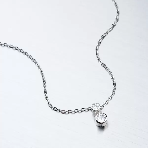 Strieborný náhrdelník SST-151155