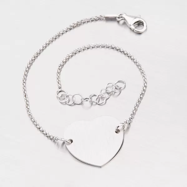 Krásny náramok so srdiečkom MBR1252GR