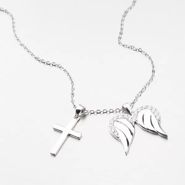 Strieborný náhrdelník SST-151158